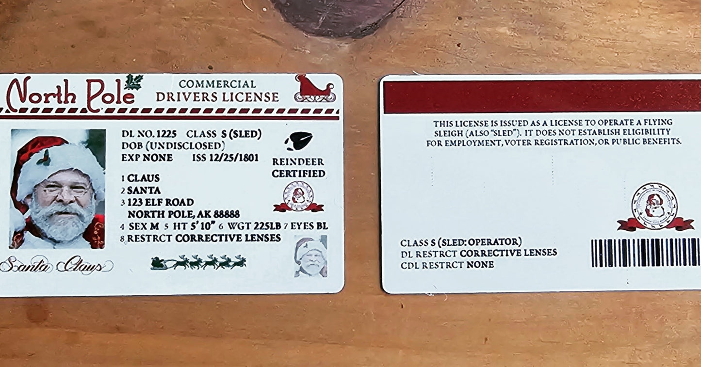 Santa's Lost Drivers License