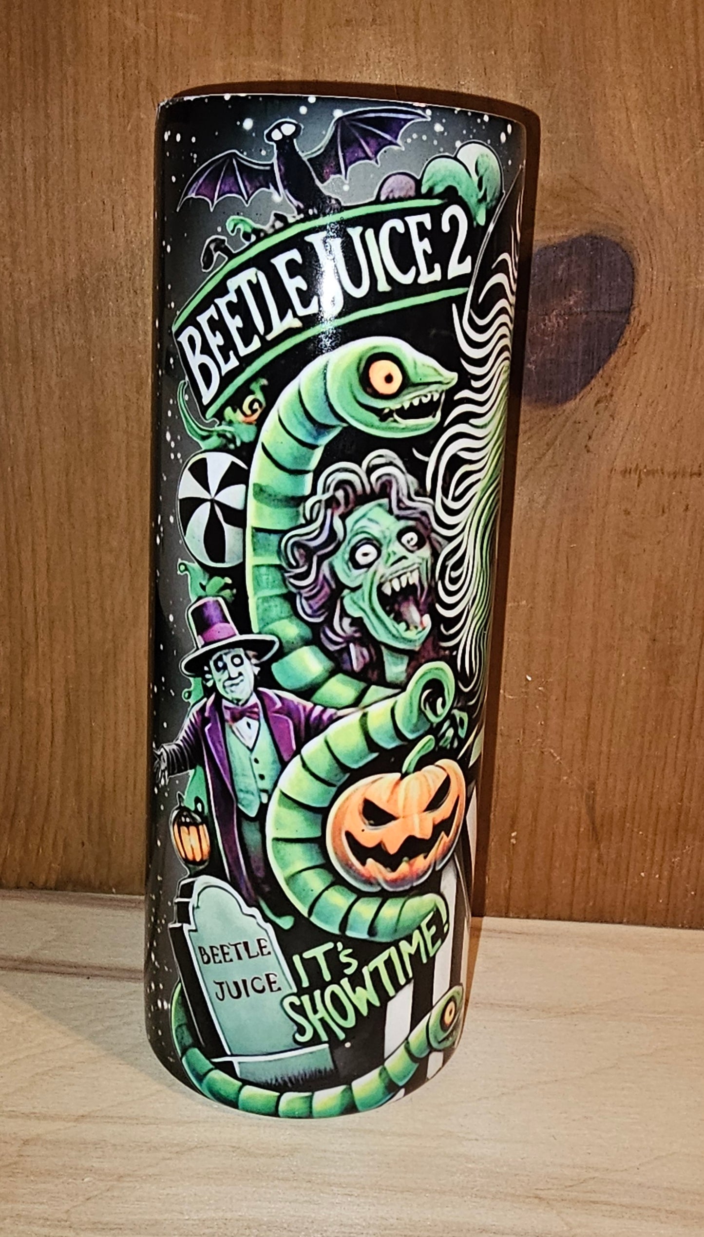 Beetlejuice Tumbler