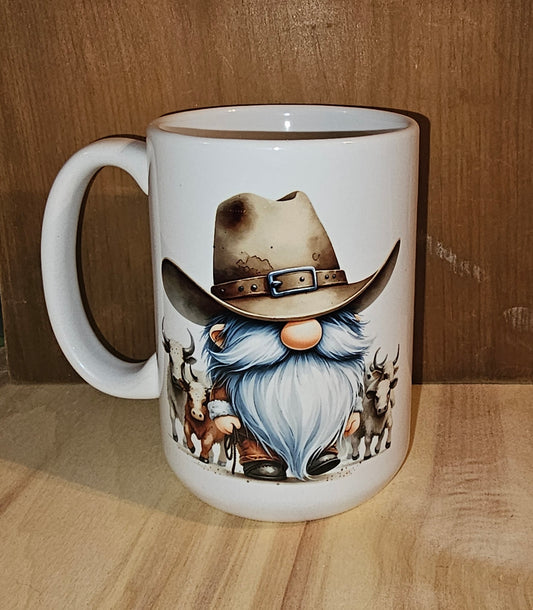 Cattle Western Gnome Mug