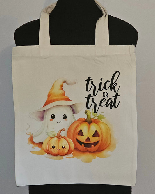 Punpkin and Ghost Trick or Teat Bag