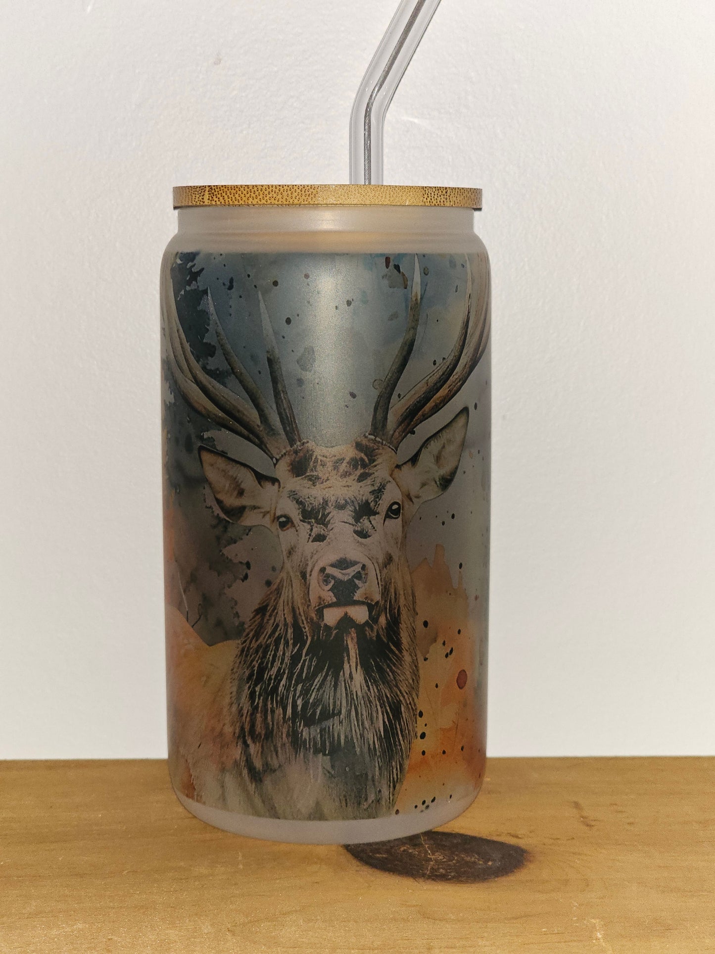 Buck Glass Can Tumbler