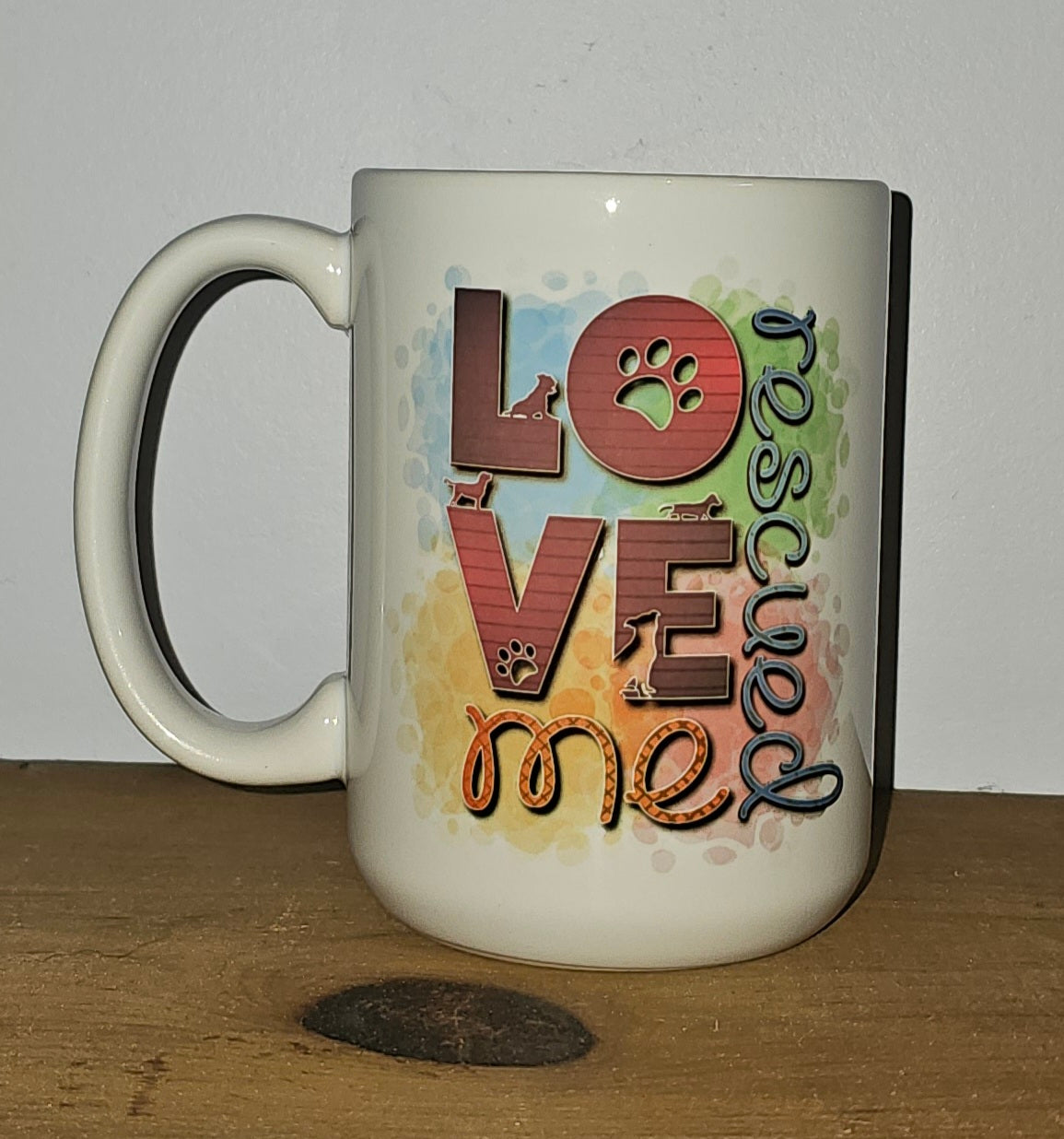 "Love Rescued Me" Mug