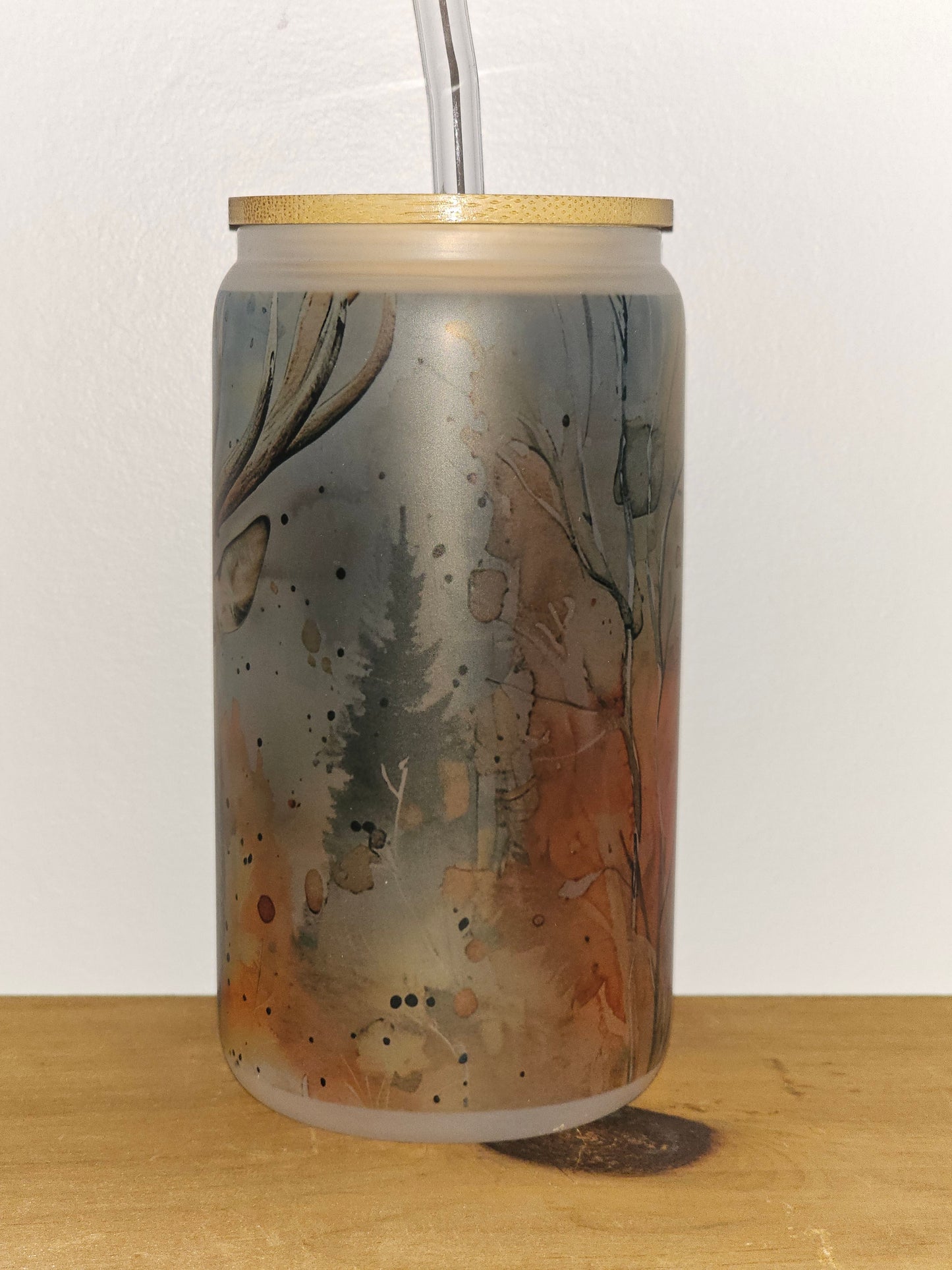 Buck Glass Can Tumbler