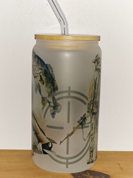 Hunter Glass Can Tumbler