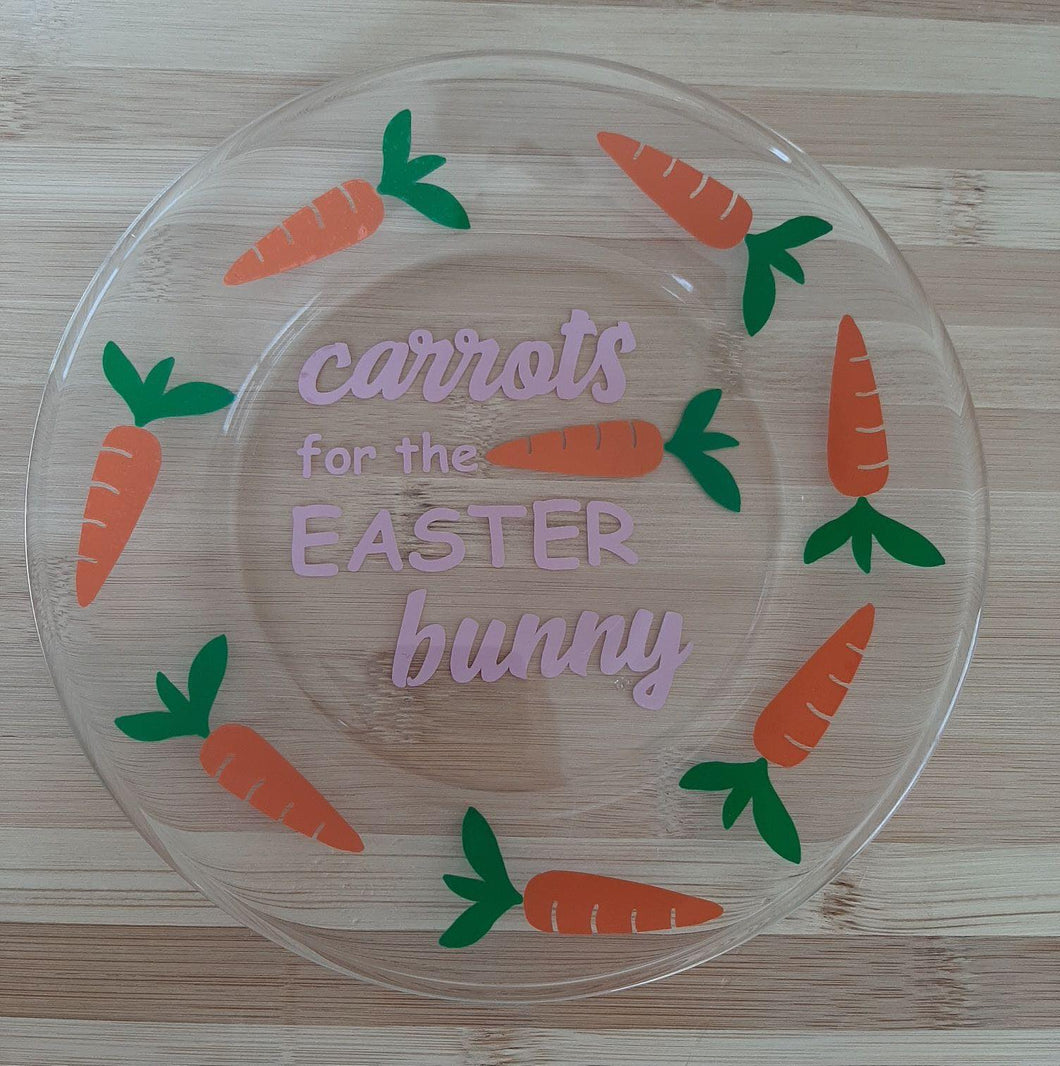 Carrots for the Easter Bunny Plates