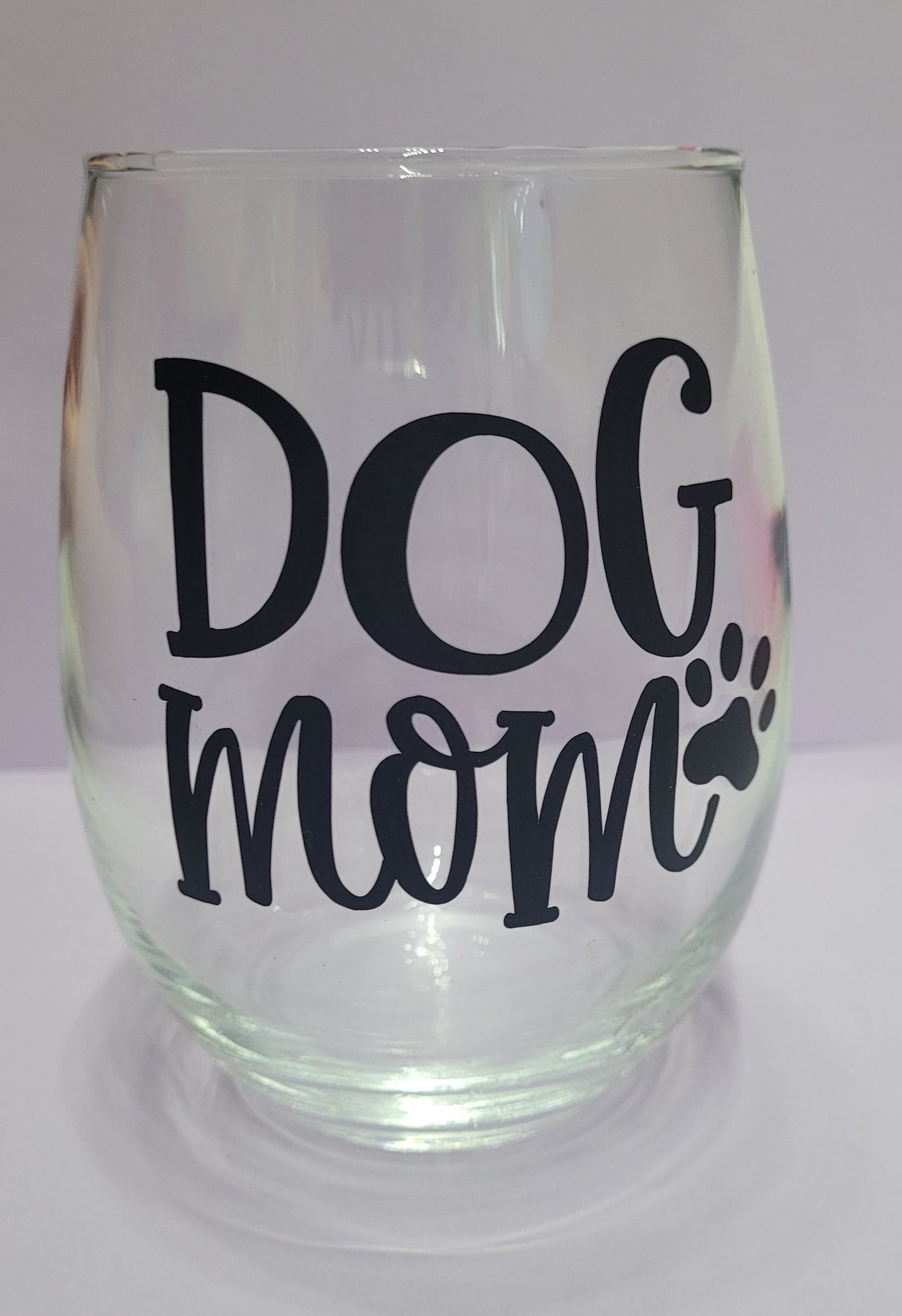 Dog Mom Wine Glass