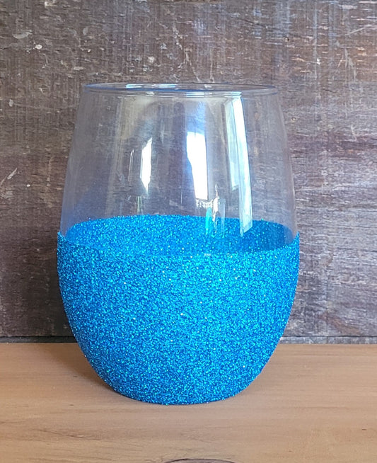 Mermaid Glitter Wine Glass