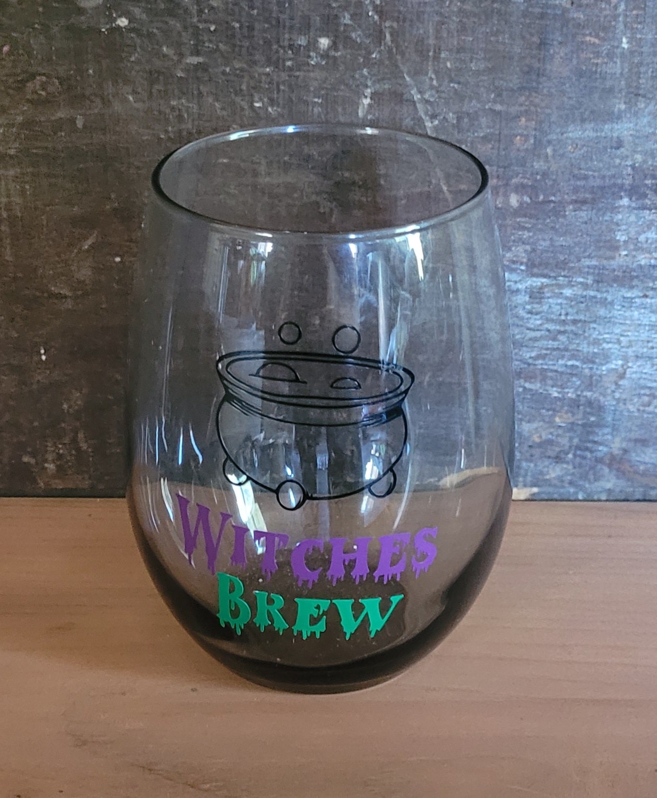 Witches Brew Wine Glass